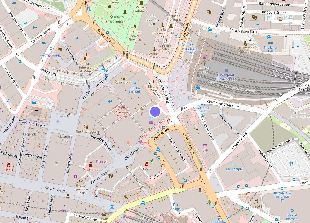Map: Holiday Inn Liverpool City Centre by IHG